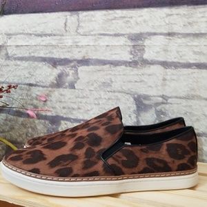 A New Day animal print slip on women's shoes